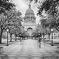Ghosts of the Texas State Capitol - Austin Texas Skyline