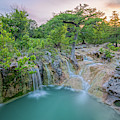 Long Exposure of Edge Falls Crossing - Kendalia Kendall County - Texas Hill Country